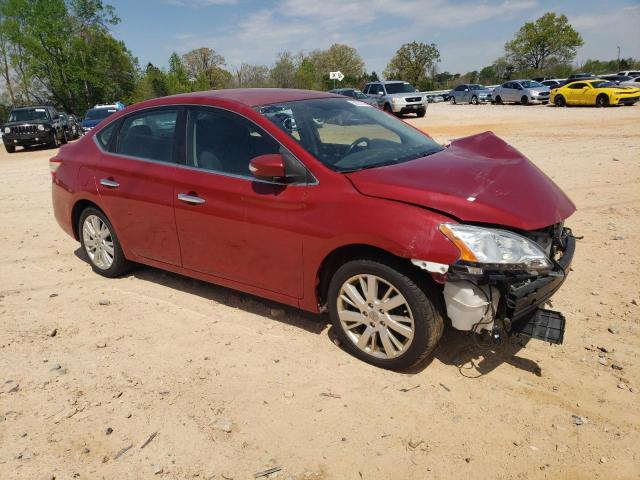 3N1AB7AP6DL712267 - 2013 NISSAN SENTRA S RED photo 4