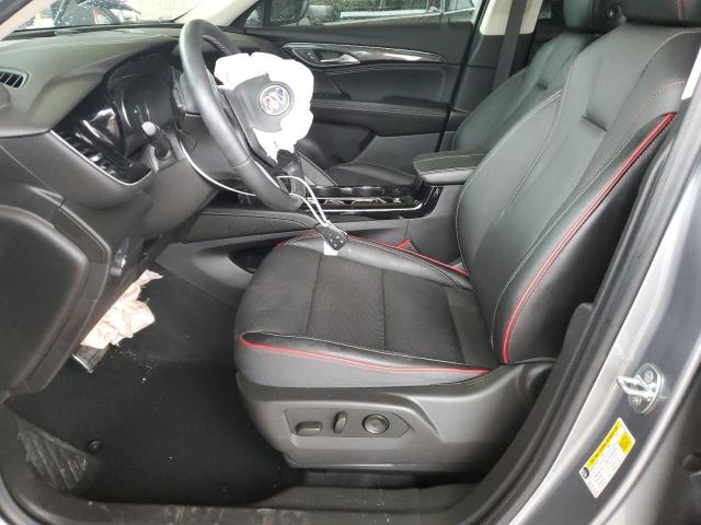 LRBFZNR45ND059627 - 2022 BUICK ENVISION ESSENCE GRAY photo 7