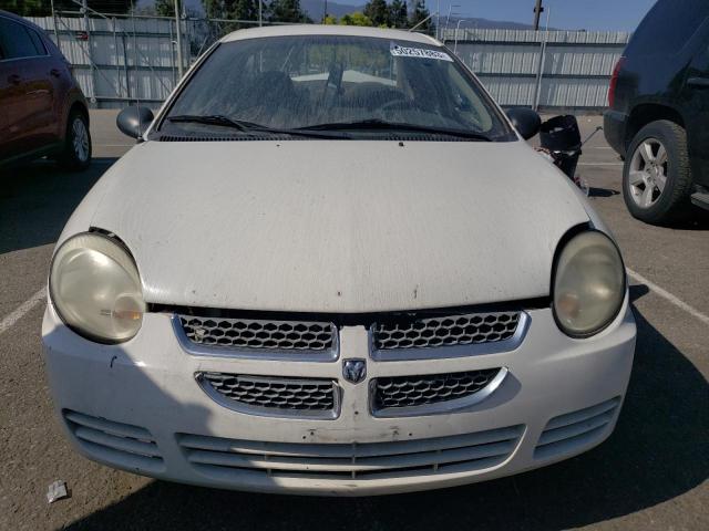 1B3ES56C35D222595 - 2005 DODGE NEON SXT WHITE photo 5