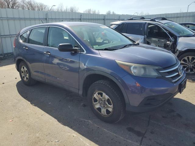 5J6RM4H39CL074161 - 2012 HONDA CR-V LX BLUE photo 4