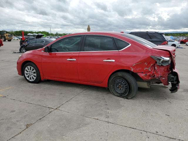 3N1AB7AP0HL685749 - 2017 NISSAN SENTRA S RED photo 2