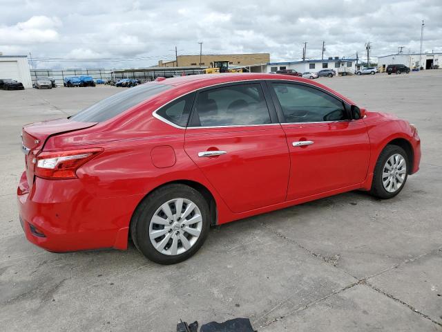 3N1AB7AP0HL685749 - 2017 NISSAN SENTRA S RED photo 3