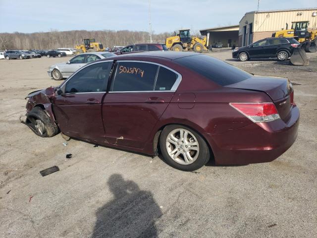 JHMCP267X9C012725 - 2009 HONDA ACCORD EX BURGUNDY photo 2