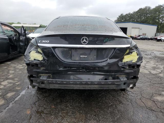 WDDWF4JB5JR398471 - 2018 MERCEDES-BENZ C 300 BLACK photo 6