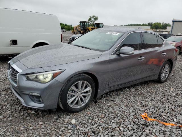 JN1EV7AR5MM751061 - 2021 INFINITI Q50 PURE GRAY photo 1