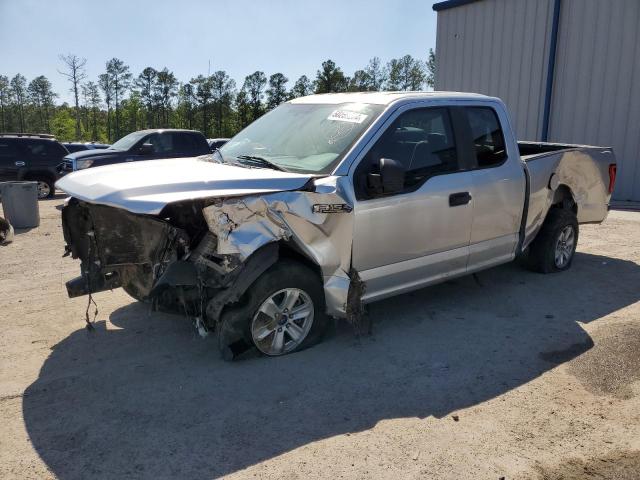 1FTEX1C89HFC78316 - 2017 FORD F150 SUPER CAB SILVER photo 1