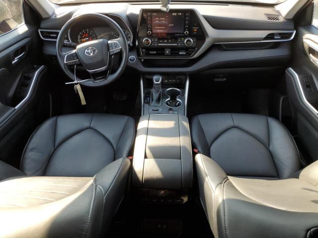 5TDGZRBH2LS508063 - 2020 TOYOTA HIGHLANDER XLE RED photo 8