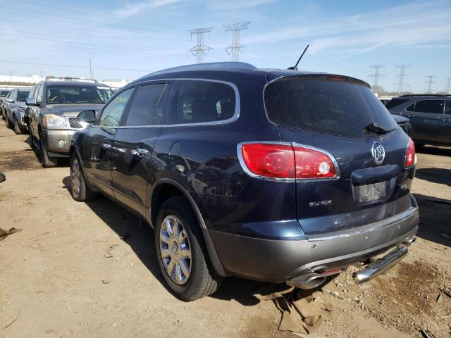 5GAKVCED9CJ367079 - 2012 BUICK ENCLAVE BLUE photo 2