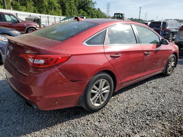 5NPE24AF3GH408418 - 2016 HYUNDAI SONATA SE BURGUNDY photo 3