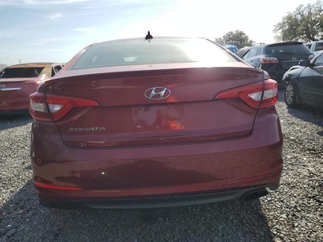 5NPE24AF3GH408418 - 2016 HYUNDAI SONATA SE BURGUNDY photo 6