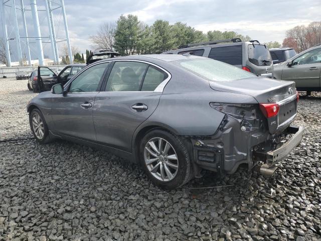 JN1BV7AR8EM701131 - 2014 INFINITI Q50 BASE GRAY photo 2