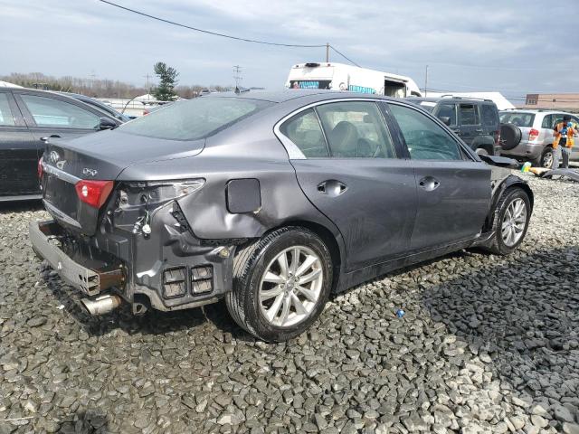 JN1BV7AR8EM701131 - 2014 INFINITI Q50 BASE GRAY photo 3