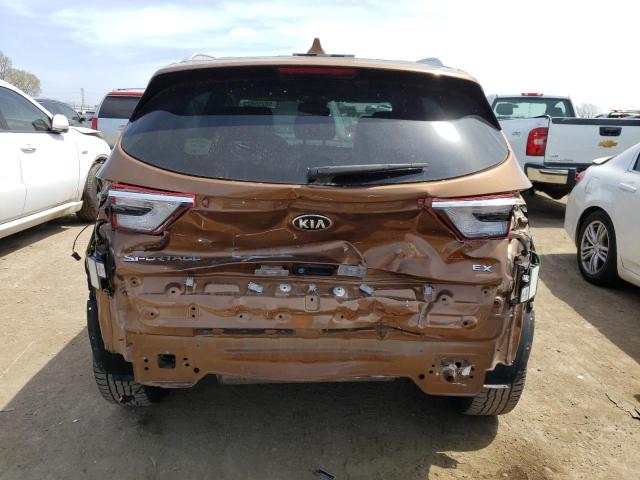 KNDPNCAC6K7569214 - 2019 KIA SPORTAGE EX BROWN photo 6