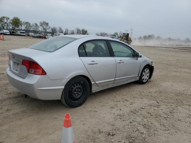 1HGFA16567L121643 - 2007 HONDA CIVIC LX SILVER photo 3