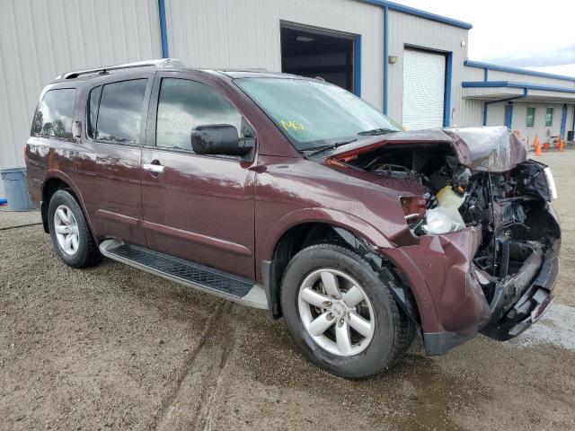 5N1BA0NDXDN609117 - 2013 NISSAN ARMADA SV BURGUNDY photo 4