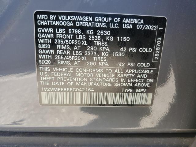 1V2VMPE86PC042164 - 2023 VOLKSWAGEN ID.4 PRO S 石墨色 照片 13