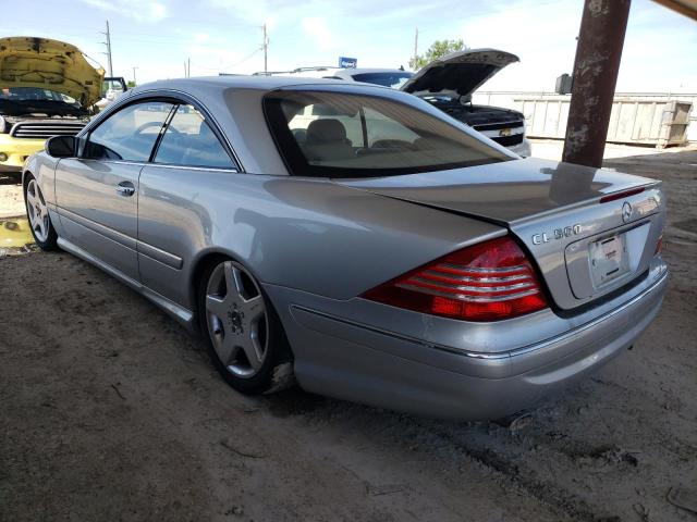 WDBPJ75J44A040375 - 2004 MERCEDES-BENZ CL 500 SILVER photo 2