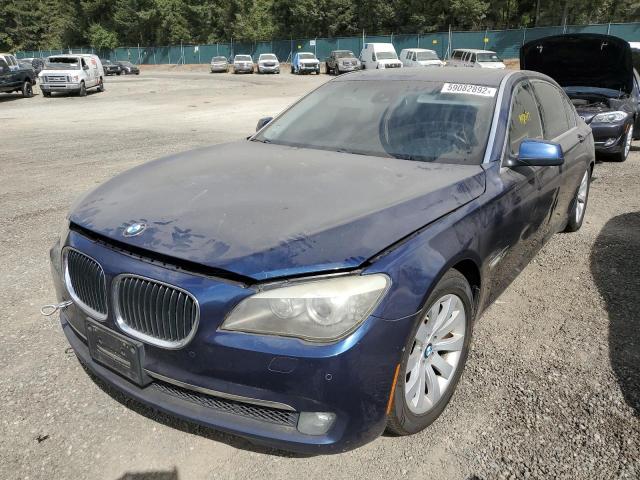 WBAKB835X9CY59971 - 2009 BMW 750 LI BLUE photo 2