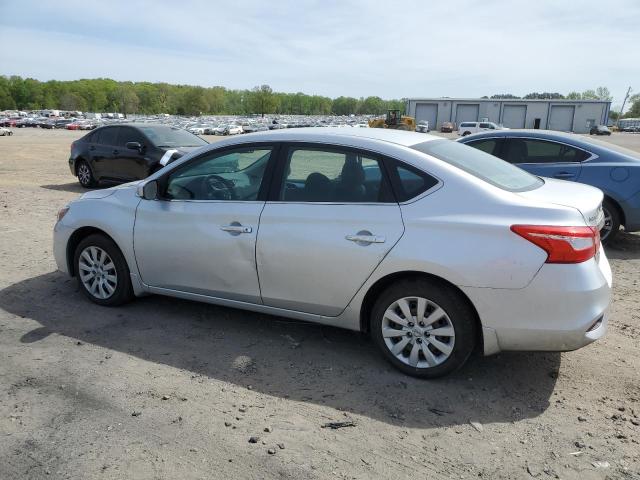 3N1AB7AP6GY242586 - 2016 NISSAN SENTRA S SILVER photo 2