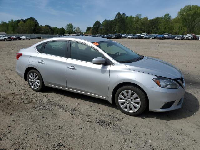 3N1AB7AP6GY242586 - 2016 NISSAN SENTRA S SILVER photo 4