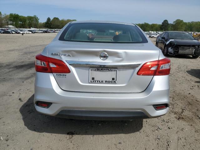 3N1AB7AP6GY242586 - 2016 NISSAN SENTRA S SILVER photo 6