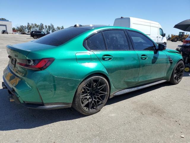 WBS43AY04RFR61948 - 2024 BMW M3 COMPETITION მწვანე ფოტო 3