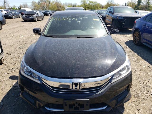 1HGCR2F82GA056314 - 2016 HONDA ACCORD EXL BLACK photo 5