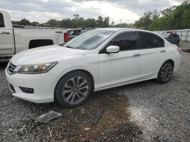 1HGCR2F5XFA263649 - 2015 HONDA ACCORD SPORT WHITE photo 1