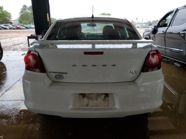 1C3CDZBG1CN245207 - 2012 DODGE AVENGER R/T WHITE photo 6