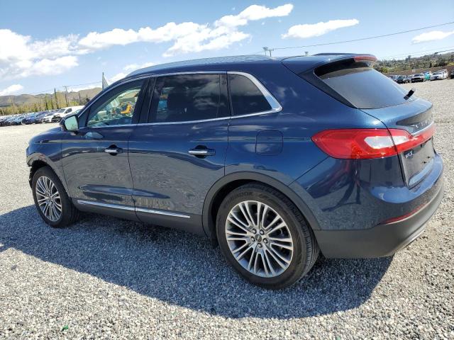 2LMPJ6LP9HBL13470 - 2017 LINCOLN MKX RESERVE BLUE photo 2