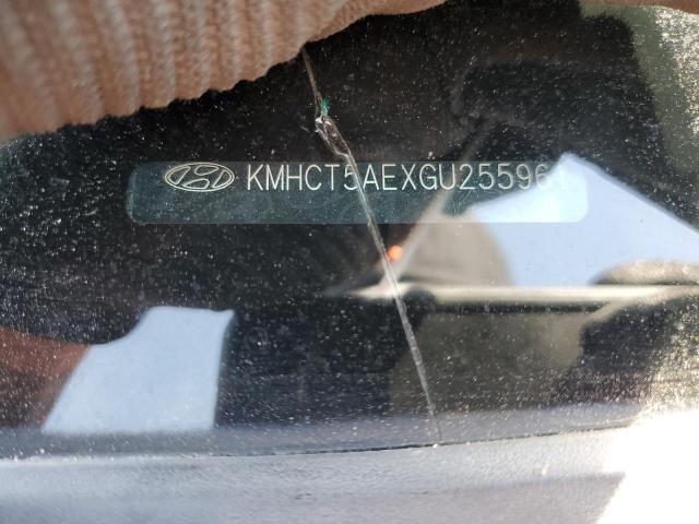 KMHCT5AEXGU255961 - 2016 HYUNDAI ACCENT SE BLACK photo 12