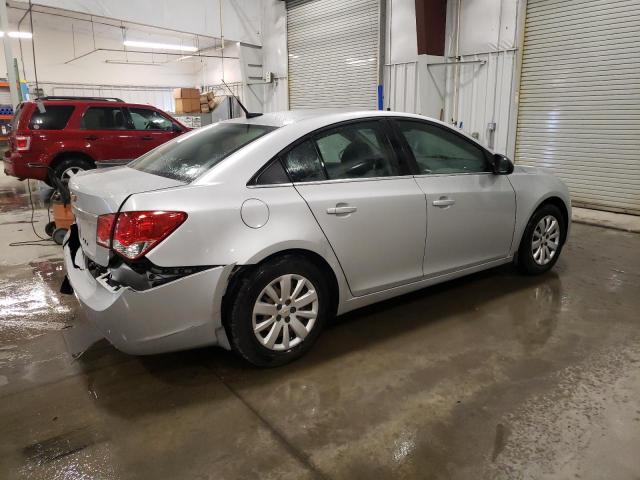 1G1PC5SH2B7243351 - 2011 CHEVROLET CRUZE LS SILVER photo 3