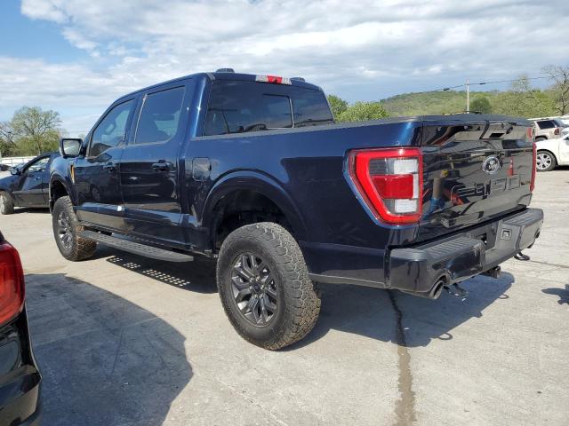 1FTEW1E85NFA90470 - 2022 FORD F150 SUPERCREW BLUE photo 2