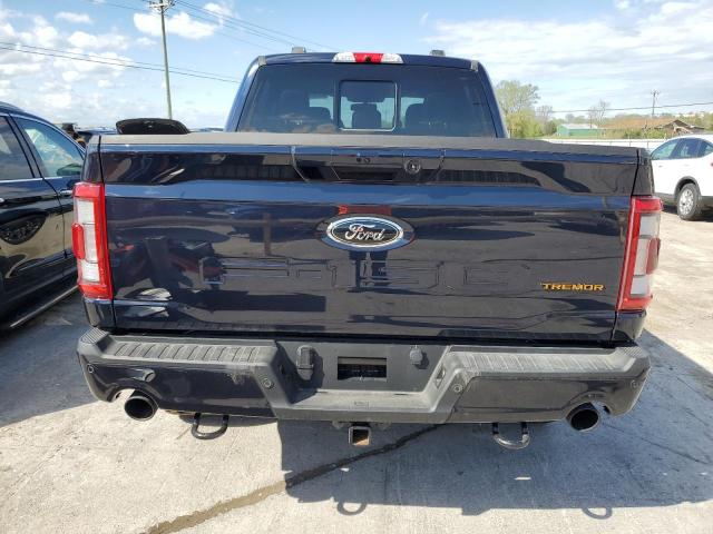 1FTEW1E85NFA90470 - 2022 FORD F150 SUPERCREW BLUE photo 6