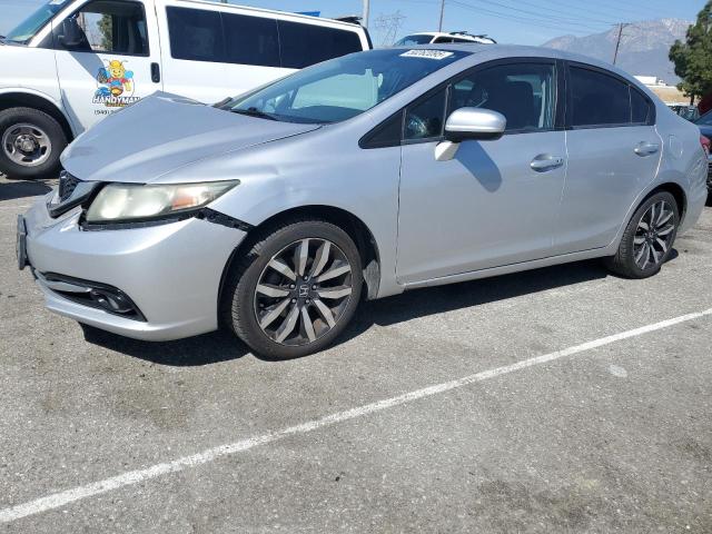 19XFB2F92EE275731 - 2014 HONDA CIVIC EXL SILVER photo 1