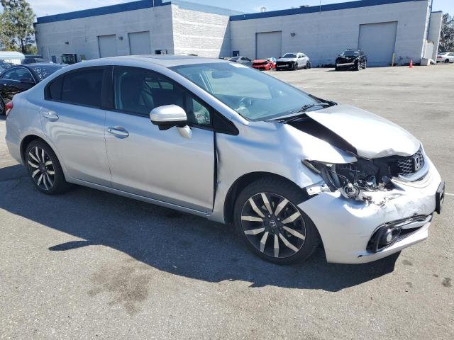 19XFB2F92EE275731 - 2014 HONDA CIVIC EXL SILVER photo 4