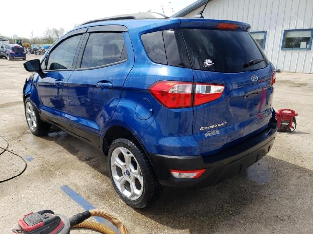 MAJ6S3GL7NC464565 - 2022 FORD ECOSPORT SE BLUE photo 2