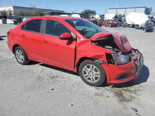 1G1JB5SH8H4141409 - 2017 CHEVROLET SONIC LS 红色 照片 4