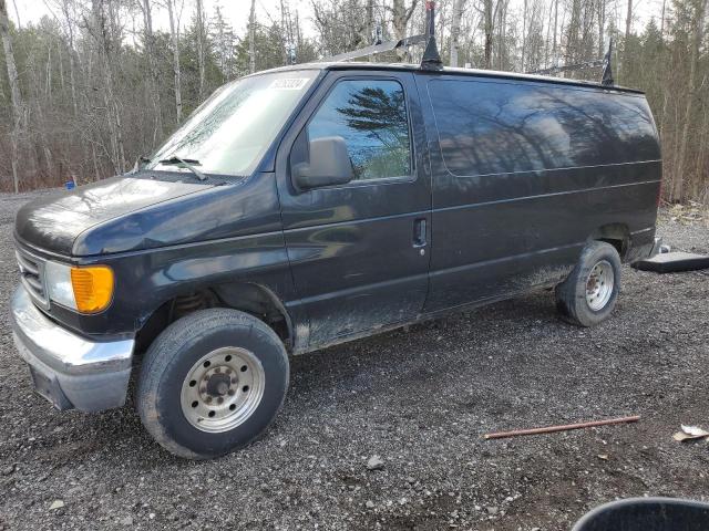 1FTNE24W36HA64612 - 2006 FORD ECONOLINE E250 VAN BLACK photo 1