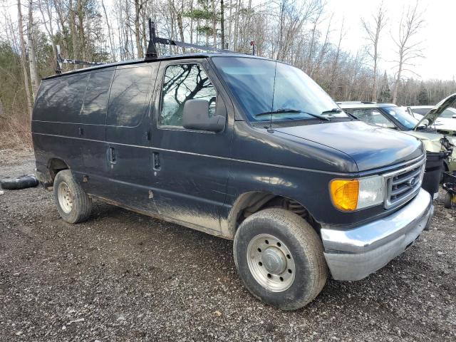 1FTNE24W36HA64612 - 2006 FORD ECONOLINE E250 VAN BLACK photo 4