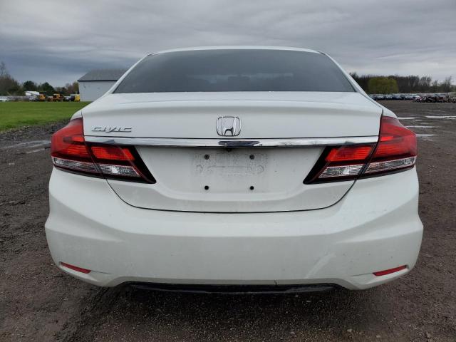 19XFB2F90DE077745 - 2013 HONDA CIVIC EXL WHITE photo 6