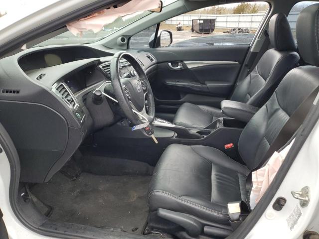 19XFB2F90DE077745 - 2013 HONDA CIVIC EXL თეთრი ფოტო 7