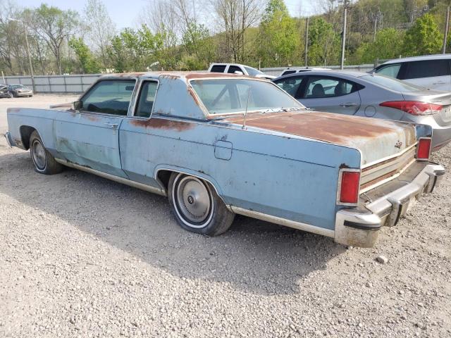 9Y81S721957 - 1979 LINCOLN ALL OTHER BLUE photo 2
