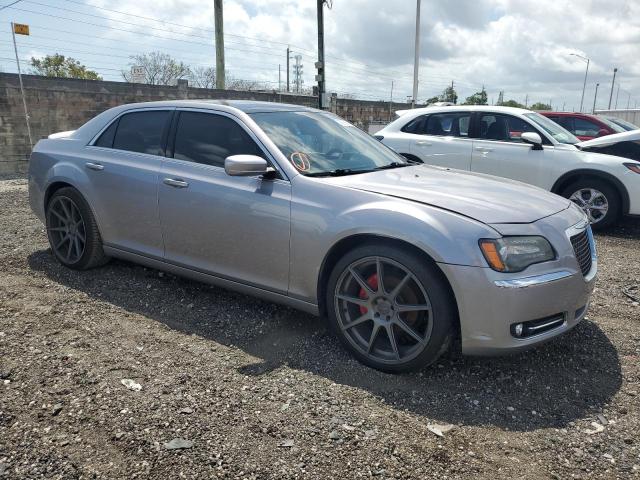 2C3CCAAG9EH278487 - 2014 CHRYSLER 300 SILVER photo 4