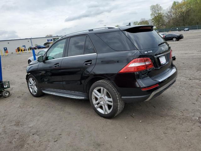 4JGDA5HB7FA449188 - 2015 MERCEDES-BENZ ML 350 4MATIC BLACK photo 2