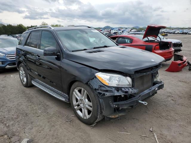 4JGDA5HB7FA449188 - 2015 MERCEDES-BENZ ML 350 4MATIC BLACK photo 4