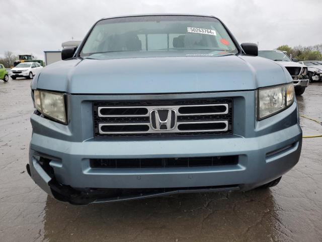 2HJYK16286H524251 - 2006 HONDA RIDGELINE RT BLUE photo 5