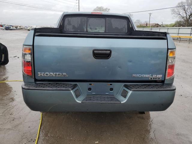 2HJYK16286H524251 - 2006 HONDA RIDGELINE RT BLUE photo 6