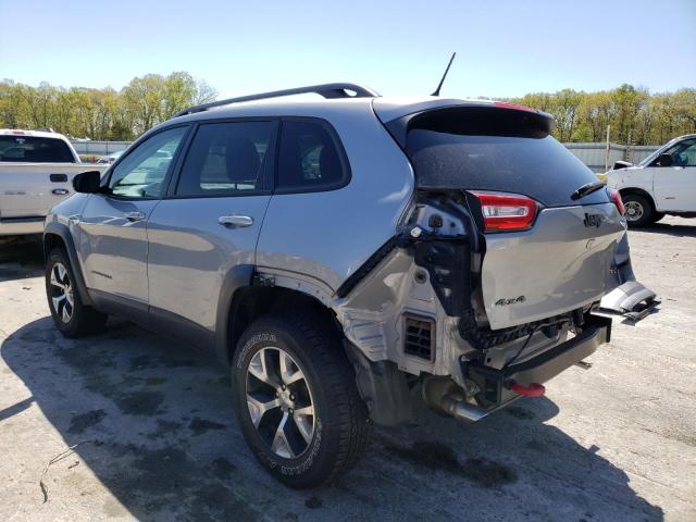 1C4PJMBB0FW504507 - 2015 JEEP CHEROKEE TRAILHAWK 银色 照片 2