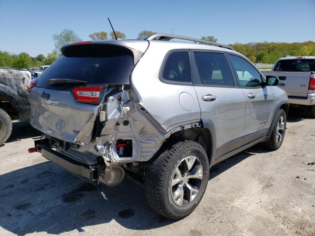 1C4PJMBB0FW504507 - 2015 JEEP CHEROKEE TRAILHAWK SILVER photo 3